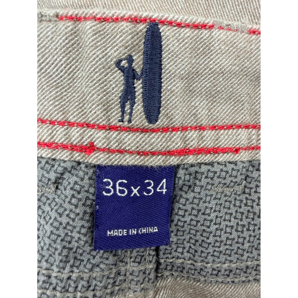 Johnnie-O Cross Lightweight Denim Stretch Twill Casual Men 36x34 JMPA1480 Havana